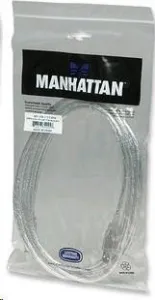 MANHATTAN USB kábel 2.0 Kábel A-B 3 m (strieborný)