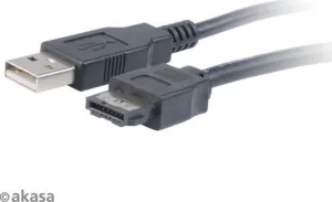 Adaptér AKASA HDD Flexstor ESATA, 2,5" SATA HDD/SSD na E-SATA, 40 cm