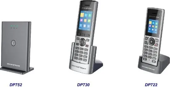 Grandstream DP730 [HD slúchadlo pre základňovú stanicu DP750 / DP752]