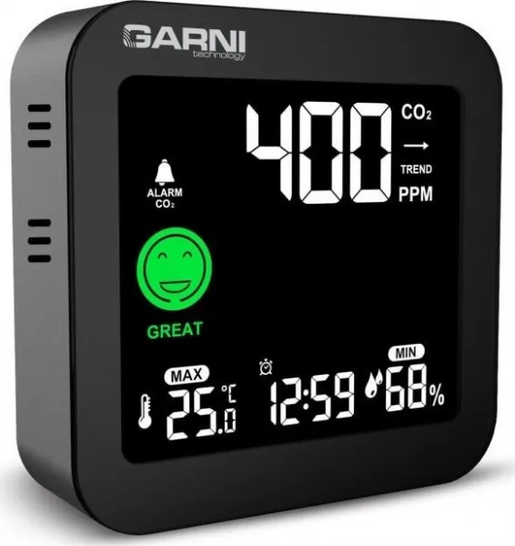 Garni technology GARNI 201 OneCare - Měřič CO2 (kysličníku uhličitého)