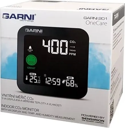 Garni technology GARNI 201 OneCare - Měřič CO2 (kysličníku uhličitého)