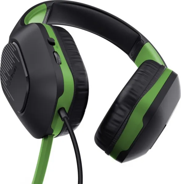 TRUST Herní sluchátka GXT 415X ZIROX zelená