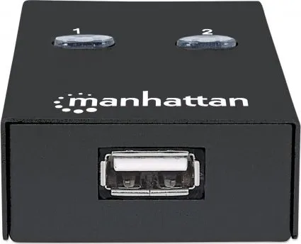 MANHATTAN USB 2.0 přepínač 2:1 (switch, 1 zařízení pro 2 PC)
