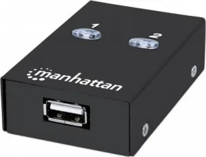 MANHATTAN USB 2.0 přepínač 2:1 (switch, 1 zařízení pro 2 PC)
