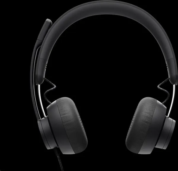 Logitech sluchátka s mikrofonem Zone Wired Teams Headset Graphite - EMEA