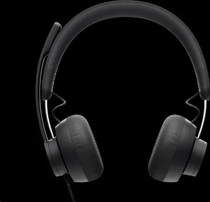Logitech sluchátka s mikrofonem Zone Wired Teams Headset Graphite - EMEA