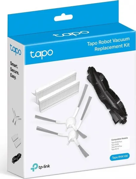 TP-Link Tapo RVA100 sada dílů (1x kartáč,2x boční kartáč,2x HEPA filtr) pro Tapo RV30 plus, RV30, RV10 plus, RV10