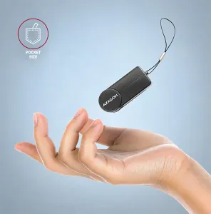 AXAGON CRE-SMPC, USB-C PocketReader čítačka kontaktných kariet ID card (eID klient)