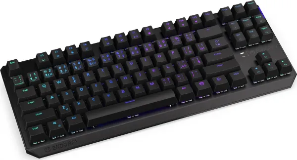 ENDORFY Klávesnice Thock TKL Wireless CZ Red, Mechanická, Bezdrátová, černá