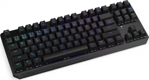 ENDORFY Klávesnice Thock TKL Wireless CZ Red, Mechanická, Bezdrátová, černá