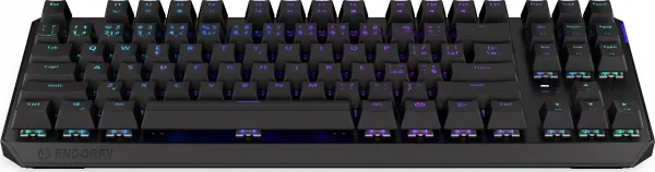 ENDORFY Klávesnice Thock TKL Wireless CZ Red, Mechanická, Bezdrátová, černá