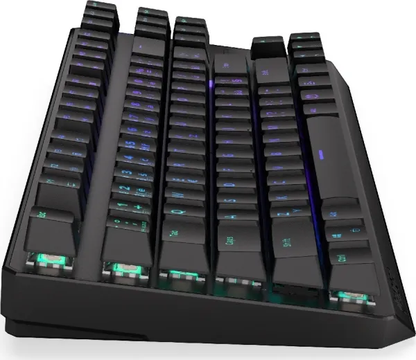 ENDORFY Klávesnice Thock TKL Wireless CZ Red, Mechanická, Bezdrátová, černá
