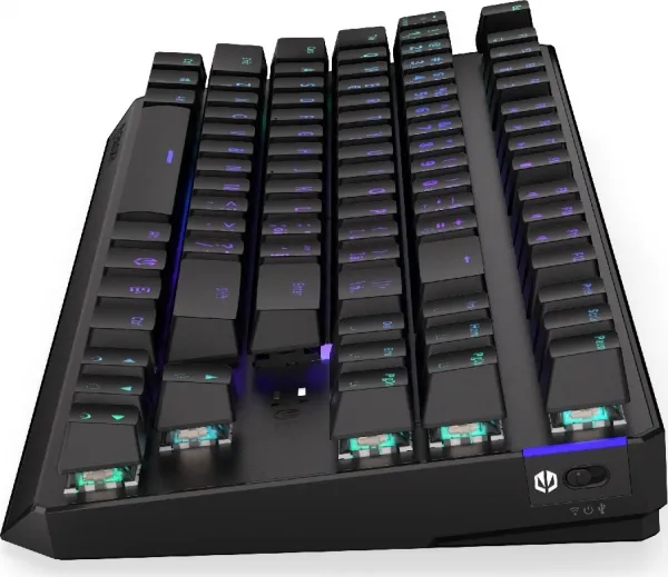 ENDORFY Klávesnice Thock TKL Wireless CZ Red, Mechanická, Bezdrátová, černá