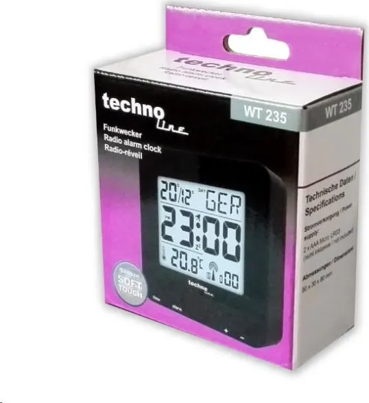 TechnoLine WT 235BK digitální budík, černá