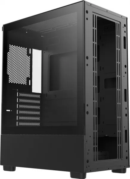 1stCOOL skříň GAMER 5, Mid tower, AU, USB 3.0, USB-C, 2x 140 ARGB Fan, 1x 120 ARGB Fan, bez zdroje, černá