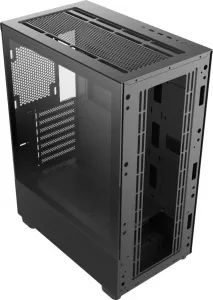 1stCOOL skříň GAMER 5, Mid tower, AU, USB 3.0, USB-C, 2x 140 ARGB Fan, 1x 120 ARGB Fan, bez zdroje, černá
