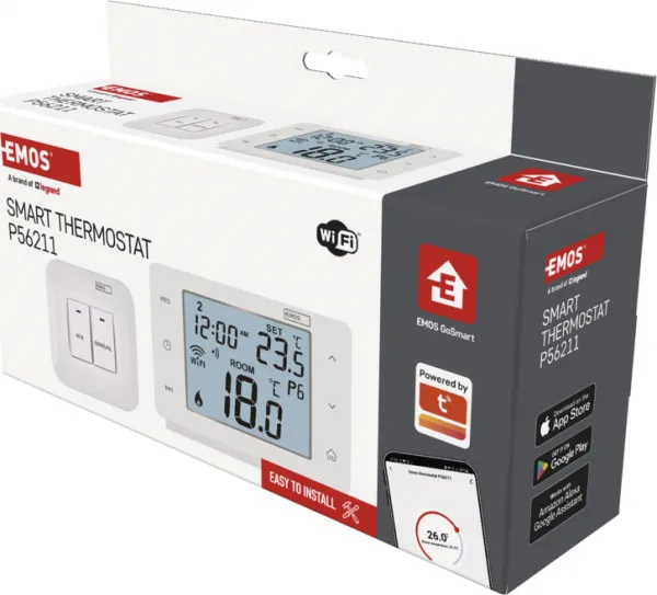 Emos Izbový programovateľný bezdrôtový WiFi GoSmart termostat P56211