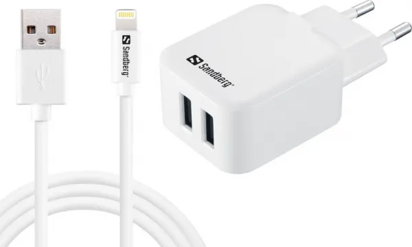 NoName Sandberg AC Charger EU Lightning 2.4A