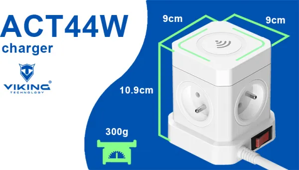 Viking síťový adaptér ACT44W