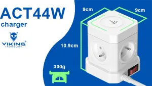 Viking síťový adaptér ACT44W