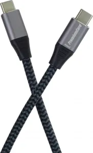 PREMIUMCORD USB-C kabel (USB 3.2 Gen2x2, 5A, 100W, 20Gbit/s) 3m, Šedá