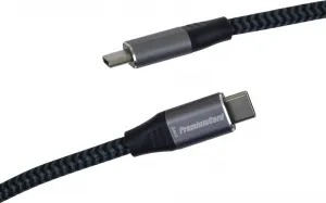 PREMIUMCORD USB-C kabel (USB 3.2 Gen2x2, 5A, 100W, 20Gbit/s) 3m, Šedá