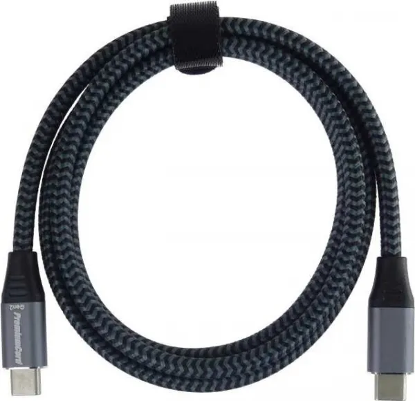 PREMIUMCORD USB-C kabel (USB 3.2 Gen2x2, 5A, 100W, 20Gbit/s) 3m, Šedá