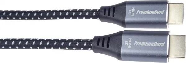 PREMIUMCORD Kabel Ultra HDMI 2.1 High Speed + Ethernet kabel 8K@60Hz, zlacené konektory, 10m