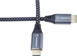 PREMIUMCORD Kabel Ultra HDMI 2.1 High Speed + Ethernet kabel 8K@60Hz, zlacené konektory, 10m