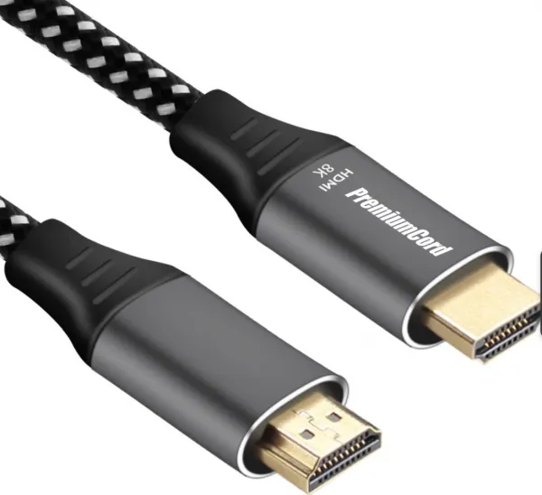 PREMIUMCORD Kabel Ultra HDMI 2.1 High Speed + Ethernet kabel 8K@60Hz, zlacené konektory, 10m