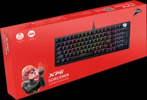 A-Data ADATA XPG klávesnice Sorcerer 96%, Mechanická, Red Switch, Drátová, USB-C, US