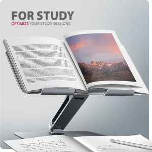 AXAGON STND-LQ, hliníkový HQ stojan pre notebooky 10" - 16", nastaviteľná výška a uhol
