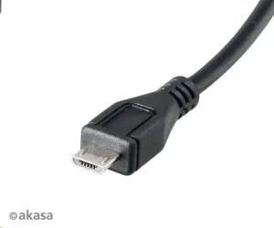 AKASA USB OTG Micro USB samec na USB typ A samica redukčný kábel, 15 cm