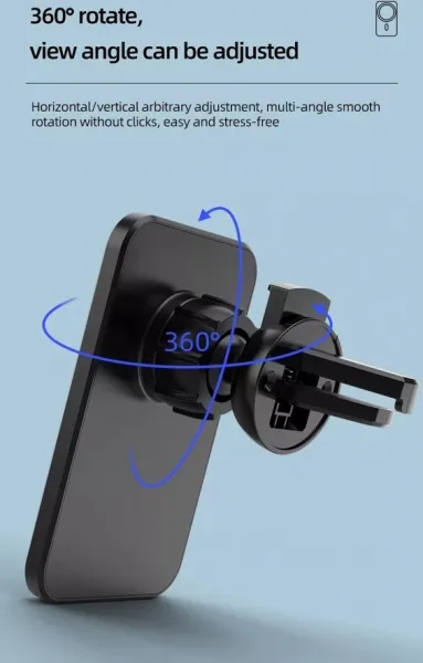1stCOOL bezdrátová QI nabíječka 15W, magnetická, do auta, MagSafe kompatibilní, bílá