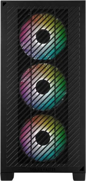 CoolerMaster Cooler Master case Elite 301, mATX, Průhledná bočnice, 3x 120mm ARGB Fan, Černá