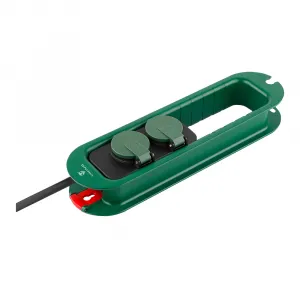 Viking síťová prodlužovací zásuvka R247, 2x AC 230V, IP44, délka 4,7 m