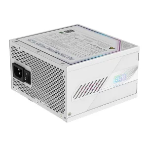 GIGABYTE zdroj AE850PM PG5, 850W, 80+ Platinum, 120mm fan, bílá