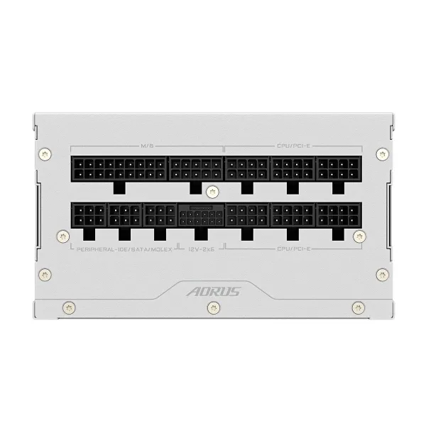 GIGABYTE zdroj AE850PM PG5, 850W, 80+ Platinum, 120mm fan, bílá