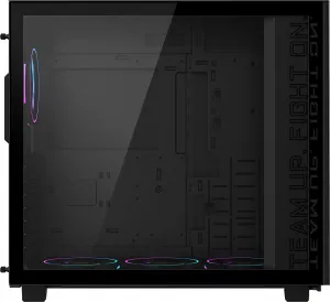 GIGABYTE case GB-AC400G ST, Mid Tower, 1x USB-C, 2x USB3.0, Průhledná bočnice, 4x ARGB 120mm Fan, černá