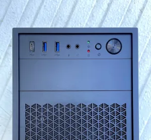 EUROCASE skříň ML N6-530B, Midi Tower, 1xUSB-C, 2xUSB 3.0, 2x audio, bez zdroje