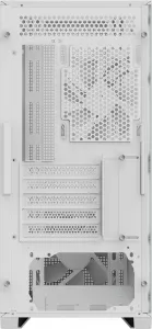 GIGABYTE case GB-C102GI, Mid Tower, 2x USB3.0, Průhledná bočnice, 2x 120mm Fan, bílá