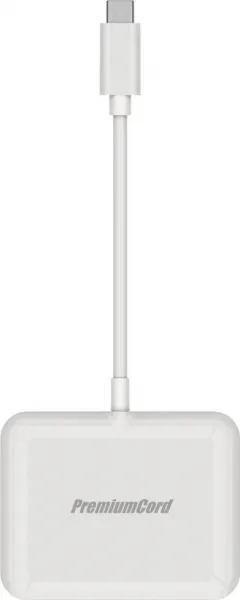 PremiumCord Převodník USB-C na HDMI2.0+USB3.0+Audio+PD (pro iPad Pro)