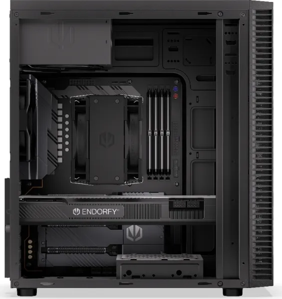 ENDORFY Case Armis 100 Solid, ATX, 1x120mm, černá