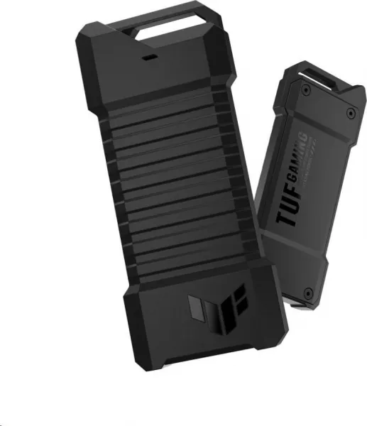 ASUS TUF GAMING A2 SSD NVME case, USB3.2 Gen 2X1, M.2 NVMe SSD kovový box, černá
