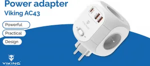 Viking síťový adaptér AC43