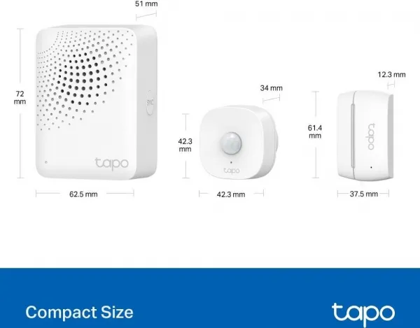 TP-Link Tapo T30 KIT Startovací sada Smart senzorů 1xTapo H100, 1x Tapo T100, 2x Tapo T110, 1x CR2450, 1x CR2032
