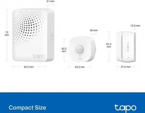 TP-Link Tapo T30 KIT Startovací sada Smart senzorů 1xTapo H100, 1x Tapo T100, 2x Tapo T110, 1x CR2450, 1x CR2032