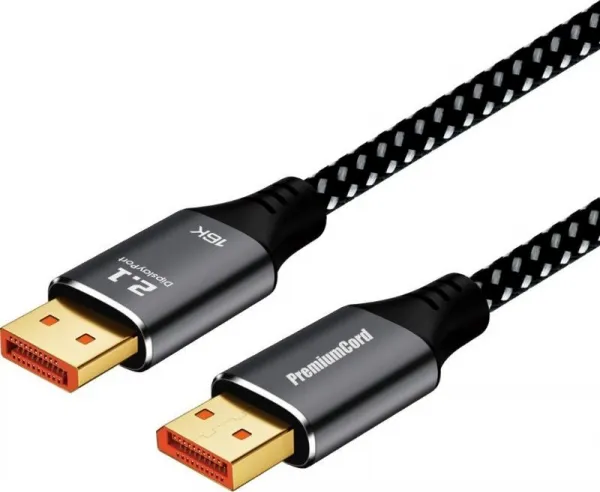PREMIUMCORD Kabel DisplayPort 2.1, 16K@60Hz, 8K@120Hz, 2m