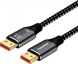 PREMIUMCORD Kabel DisplayPort 2.1, 16K@60Hz, 8K@120Hz, 2m