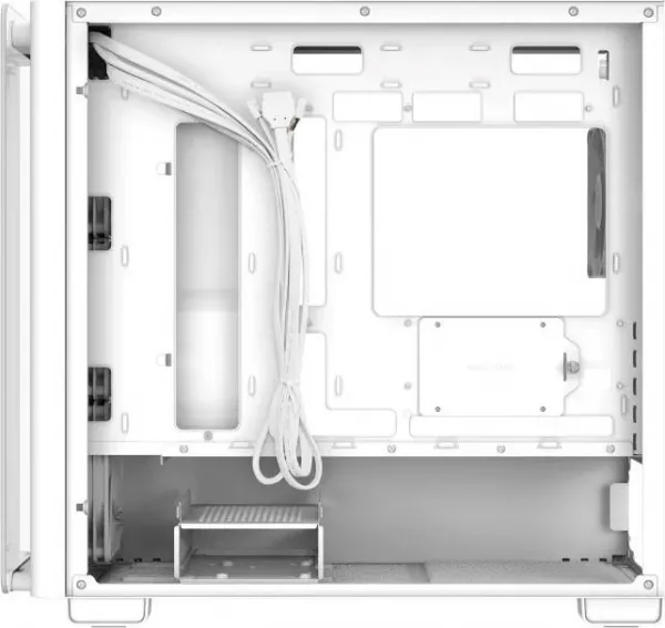 ASUS case A23 PLUS TG ARGB, Mini Tower, průhledná bočnice, 4x120mm ARGB Fan, bílá